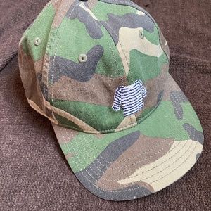 Striped Shirt Hat, Camo